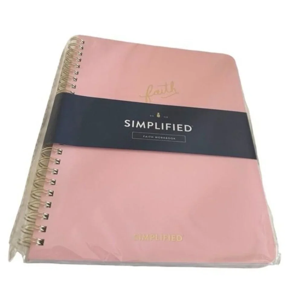Simplified by Emily Ley Bees in Bloom Planner Pouch and Faith Workbook NWT